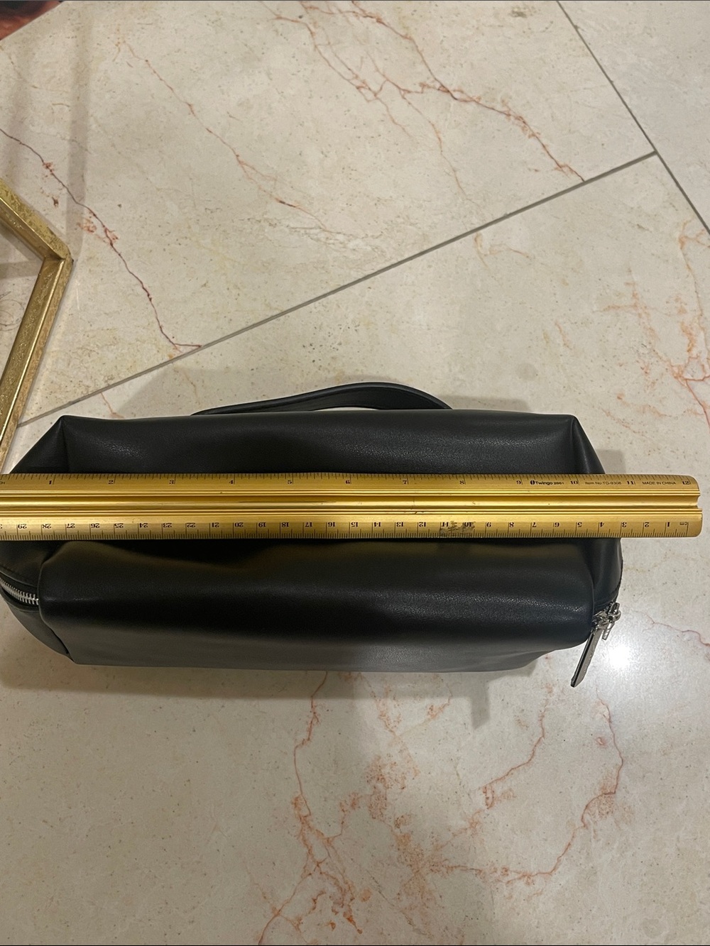 PACO RABANNE Black Leather Travel Toiletry Bag - Picture 16 of 16